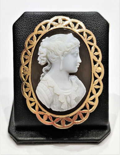 Broche Broche/pendentif camée or jaune 58 Facettes 1-897/8