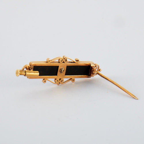 Broche Broche Barrette onyx 58 Facettes