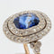 Bague 53 Bague saphir et diamants double rang ancienne 58 Facettes 21-151-53