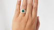Bague 52 Bague émeraude et diamants 58 Facettes 32146