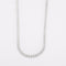 Collier Collier rivière or blanc et diamants 58 Facettes