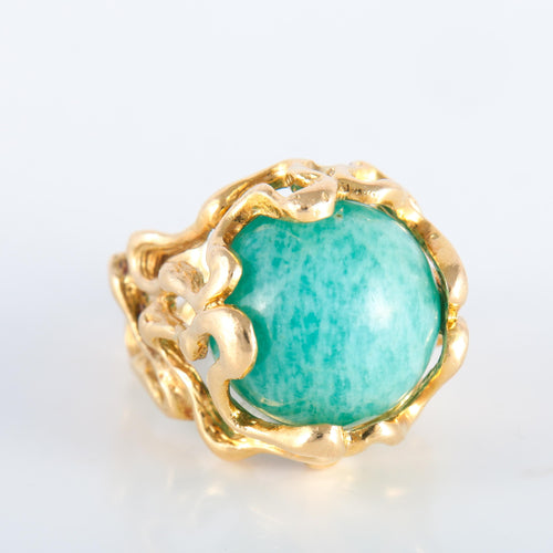 Bague 52 Bague Gilbert Albert Or jaune 8 billes interchangeables 58 Facettes