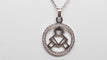 Collier Collier pendentif en or blanc et diamants Chaumet Little Boy 58 Facettes