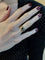 Bague 50 BAGUE MODERNE SAPHIR ET DIAMANTS 58 Facettes 077861