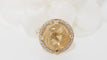 Bague 52 Bague Chaumet en or jaune, quartz rutile et diamants 58 Facettes 31955