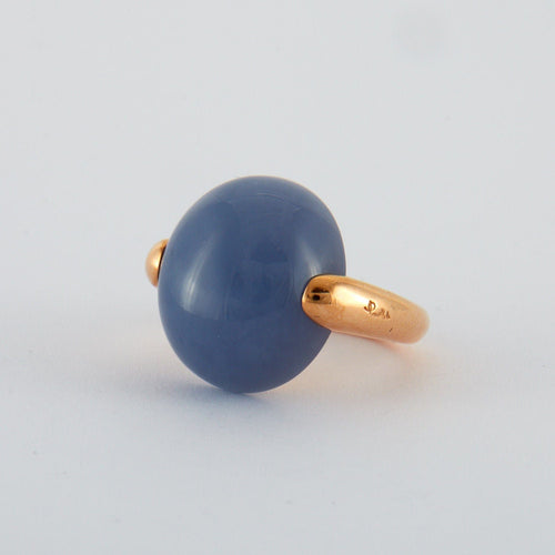 Bague 50 POMELLATO - Bague Or rose Calcédoine 58 Facettes
