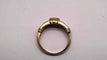 Bague 51 Bague or et émeraude 58 Facettes 10740