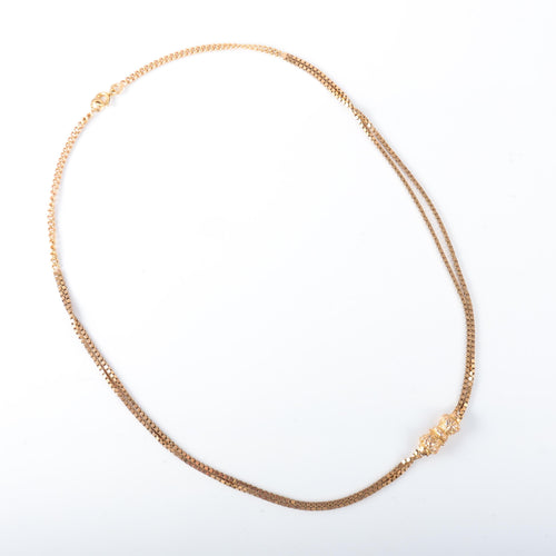 Collier Collier vintage breloque or jaune 58 Facettes 2724