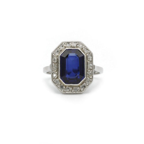 Bague 47 Bague Saphir & Diamants 58 Facettes 230301R