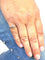 Bague Solitaire en or blanc diamant centre 0,60 ct 58 Facettes
