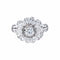 Bague 62 Bague Marguerite Torsade Diamants 58 Facettes
