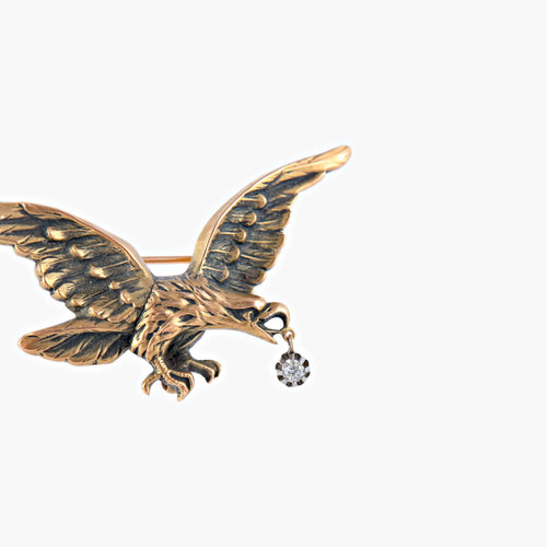 Broche Broche Aigle 58 Facettes