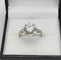 Bague 50 Bague solitaire en Or gris & Diamant 58 Facettes