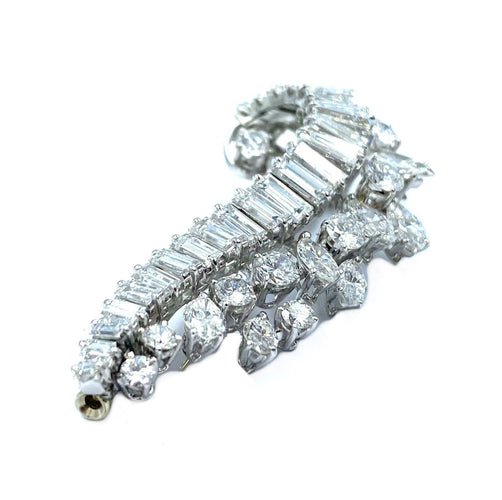 Broche Boucheron. Broche diamants 9ct 58 Facettes