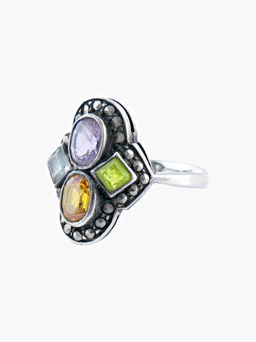 Bague 52.5 Bague Ancienne Argent 58 Facettes