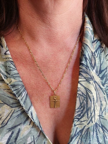 Pendentif MÉDAILLE MODERNE CHRIST 58 Facettes 055121