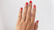 Bague 54 Bague en Or Jaune & Aigue Marine 58 Facettes 31667