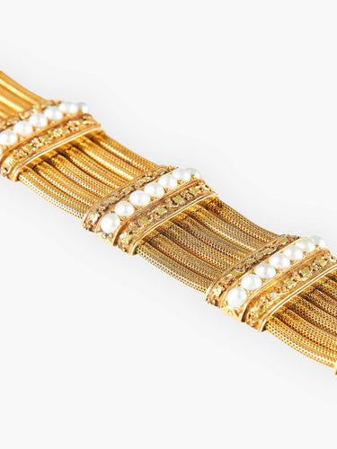 Bracelet Bracelet Or jaune Perles fines 58 Facettes