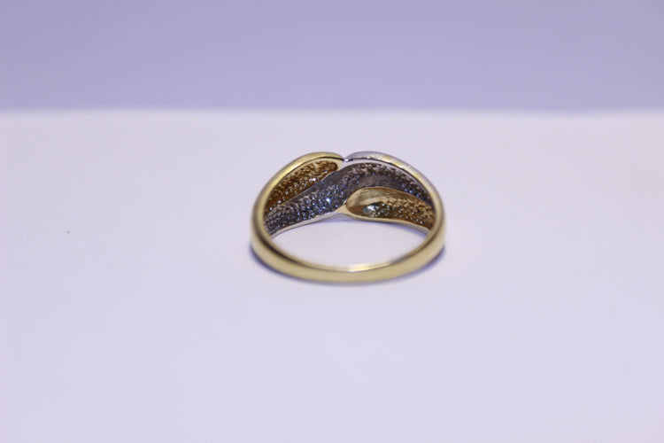 Bague 54 Bague Jonc Or jaune 58 Facettes
