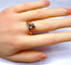 Bague 58 Bague Or jaune Diamants Pierre rouge 58 Facettes AB279