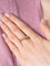 Bague 57 Bague Godron Or Jaune 58 Facettes
