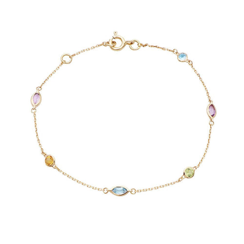 Bracelet Bracelet LUCKY ONE "Arc en Ciel" OR 58 Facettes 58FBDC036