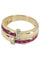 Bague BAGUE MODERNE RUBIS ET DIAMANTS 58 Facettes 048891