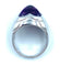 Bague BVLGARI. Bague "Pyramide" en or blanc et améthyste 58 Facettes