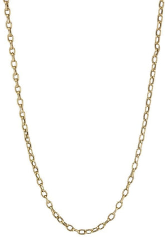Collier CHAINE ANCIENNE MAILLE FORÇAT RONDE 58 Facettes 054221