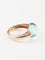 Bague 55 Bague Pomellato Topaze bleue 58 Facettes