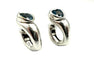 Boucles d'oreilles PIAGET. Boucles d’oreilles or blanc et topazes 58 Facettes