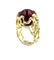 Bague Gilbert Albert. Bague or jaune et diamants 58 Facettes