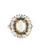 Bague 52 Bague fleur Opale et Onyx 58 Facettes