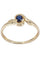 Bague 49 Bague moderne, saphir 58 Facettes 063911