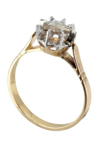 Bague SOLITAIRE ANCIEN DIAMANT 58 Facettes 050341