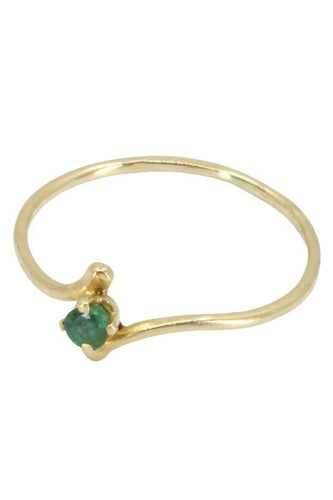 Bague BAGUE MODERNE ÉMERAUDE 58 Facettes 052691