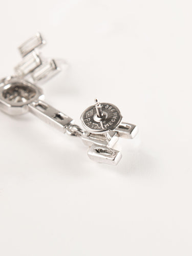 Boucles d'oreilles Boucles d'oreilles en or blanc et diamants 58 Facettes