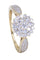 Bague 54 BAGUE MODERNE PAVAGE DIAMANTS 58 Facettes 070381