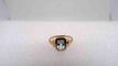 Bague 54 Bague or et aigue-marine 58 Facettes 11719