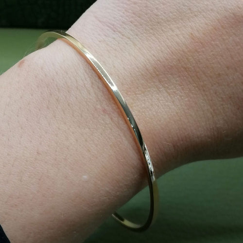 Bracelet Bracelet jonc or jaune 58 Facettes 2733
