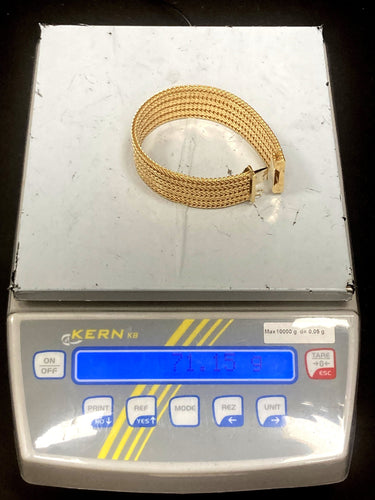 Bracelet Bracelet or maille polonaise 58 Facettes 02/08 - 21