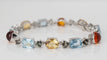 Bracelet Bracelet en or blanc et pierres fines 58 Facettes 31746