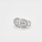 Bague 54 Bague Double motif Diamants 58 Facettes 230349