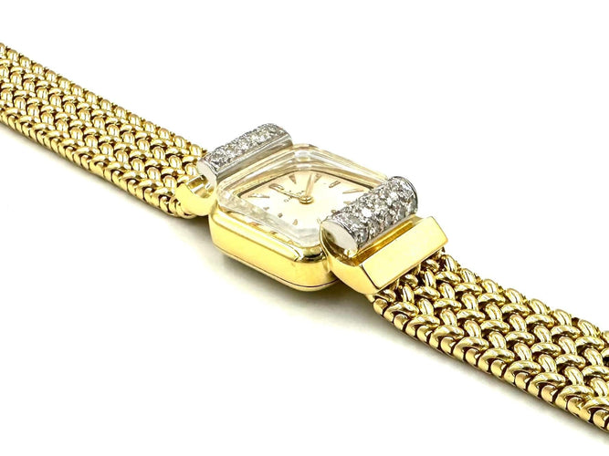 Montre OMEGA - Montre vintage 1950, or et diamants 58 Facettes
