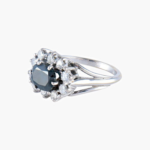 Bague Bague Marguerite Saphir et Diamants 58 Facettes
