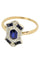 Bague BAGUE ART-DÉCO SAPHIRS ET DIAMANTS 58 Facettes 042001