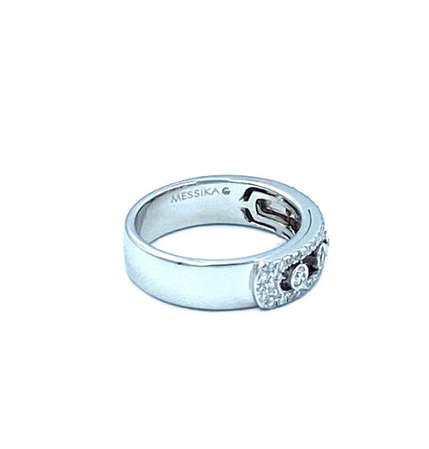 Bague Messika. Bague Move Noa Pavée or blanc et diamants 58 Facettes
