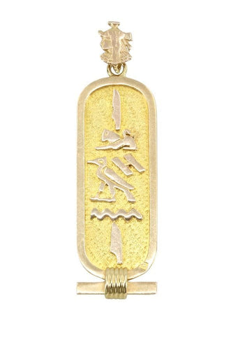 Pendentif PENDENTIF CARTOUCHE ÉGYPTIENNE 58 Facettes 040231