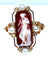 Bague 51 Bague camée sur agate perles fines diamants 58 Facettes AB263