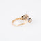 Bague 56 Bague or jaune Toi & Moi perle diamants 58 Facettes